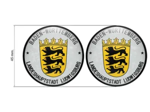 Aufkleber TUV Landeshauptstadt Ludwigsburg Nummernschild Plakette